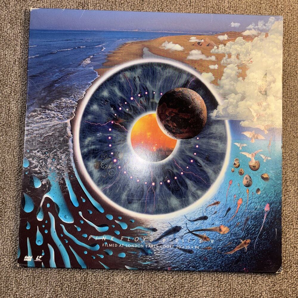 PINK FLOYD PULSE (LASERDISC) LIVE LONDON 1994 EARLS COURT 2-DISC Set VERY NICE!